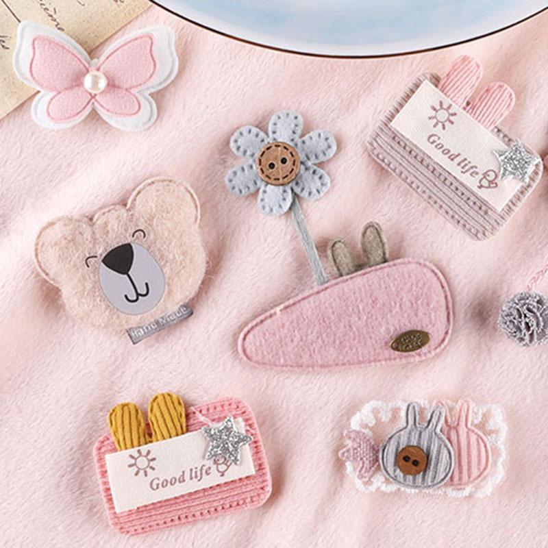 Hair Accessories Decorative Accessories Cute Cartoon Butterfly Hairpin Leather Ring Accessories Brooch Handmade Diy Clothing Accessories