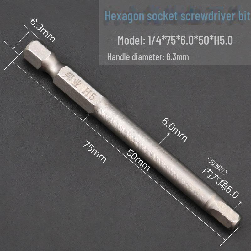 Bangye S2 Stahl Magnetischer Sechskant-Druckluftschraubendreher-Bohrer-Set 1,5–6 mm