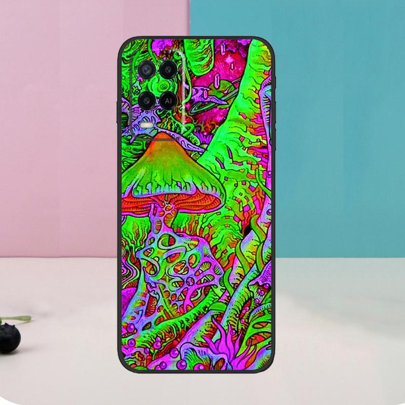 Mushrooms Psychedelic Case For Oppo A5 Pro A6 A15 A16 A76 A96 A17 A57 A98 A58 A78 A18 A38 A54 A74 A94 A40 A60 A80