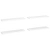 VidaXL Étagères murales flottantes 4 pcs Blanc 90x23,5x3,8 cm MDF