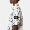 STONE ISLAND Camouflage Single-Breasted Short Sleeve Shirt Men Shirts Blue K1S1511000-12S00E1-V009A
