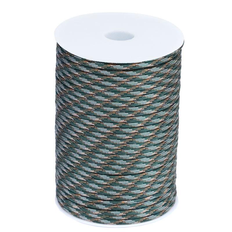 100 M Outdoor Seven-Core Umbrella Rope 4mm Umbrella Rope Bracelet Braided Line Military Fan 7-Core Survival Umbrella Rope