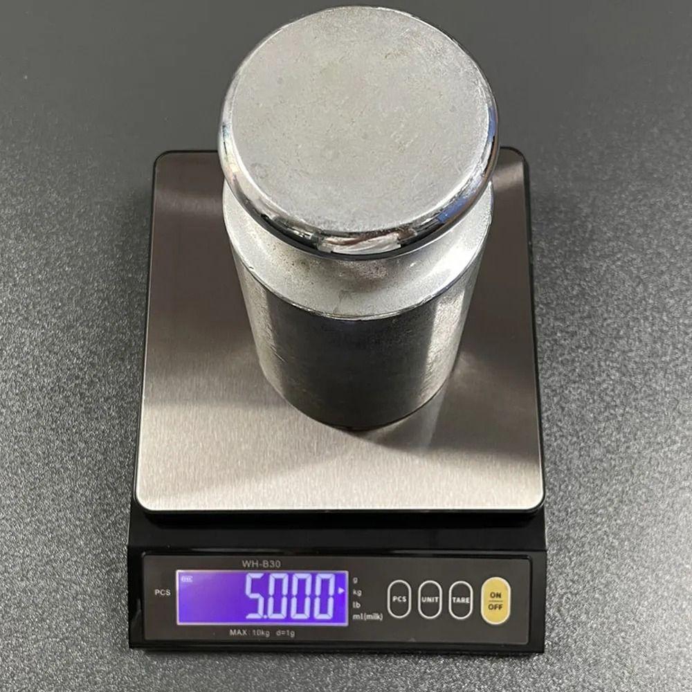 1Pcs 5kg/0.1g 10kg/1g Electronic Kitchen Scale Stainless Steel LCD Display Food Scale High Accuracy Waterproof