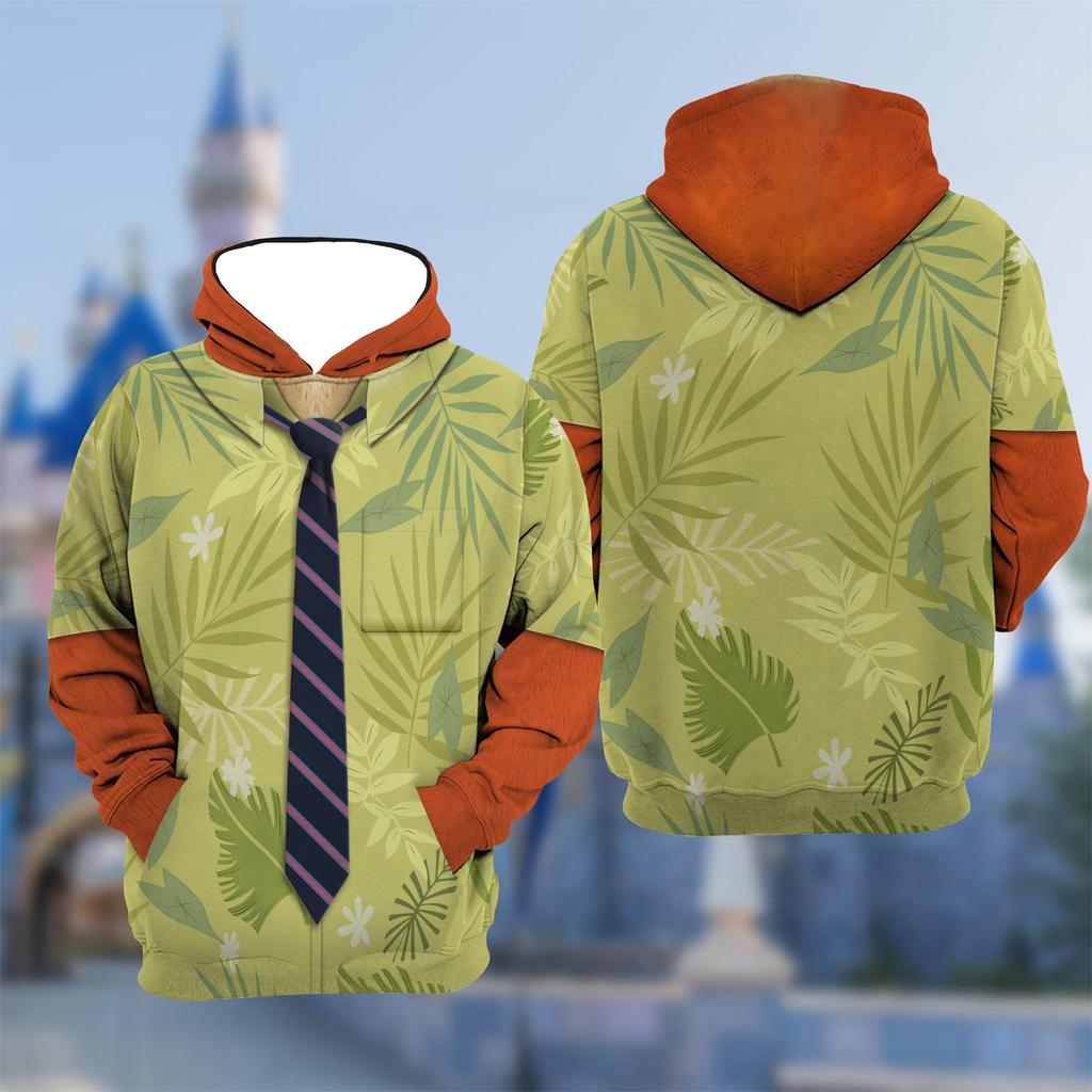 For Kids Teens Adults, Zootopia 2 Officer Judy Costume Hoodie, Crazy Animal City Print Pullover, Autumn Winter Long Sleeve Top