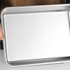 ZISIZ Stainless Steel Rectangular Deep Tray