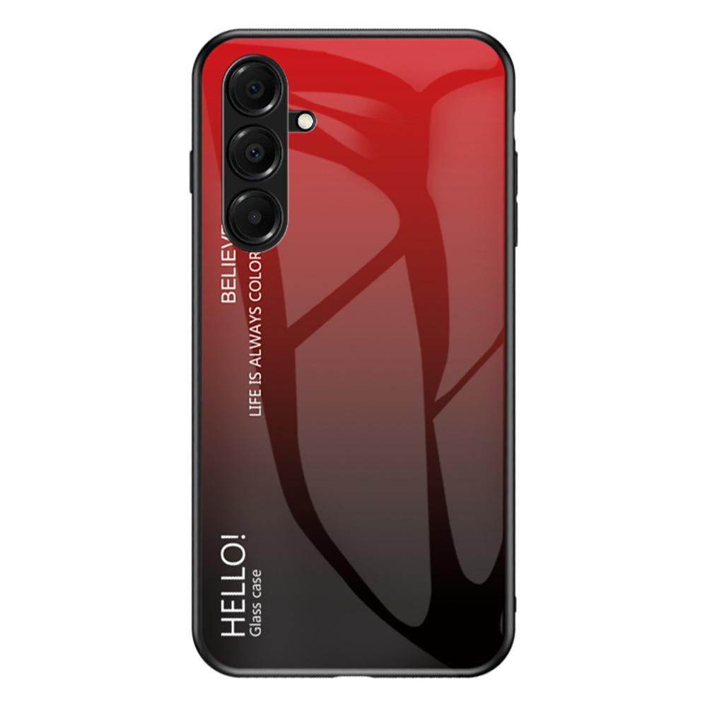 For Samsung Galaxy A17 5G Case Anti-Scratch Tempered Glass+PC+TPU Phone Cover