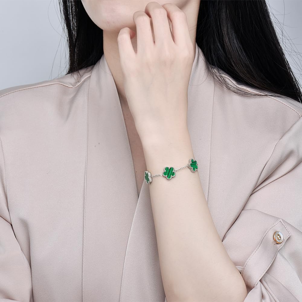 Fashion Flower Stainless Steel Bracelets For Women Trendy Gold Color Metal Bracelet Party Birthday Daily Cute Romantic Jewelry