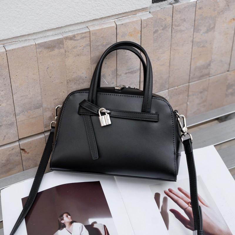 Korean Retro Frosted Handbag Women Practical Commuting Shoulder Bag Fashionable Versatile Crossbody Shell чёрный