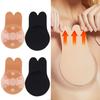 Push Up Bras Self Adhesive Silicone Strapless Invisible Bra Women's Reusable Sticky Breast Lift Tape Rabbit Nipple Cover Bra