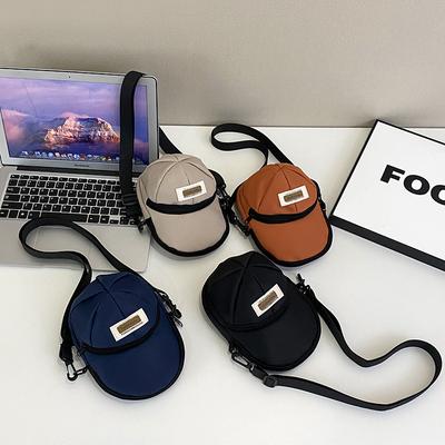 Moda moderna e cool chapéu personalizado bolsa acessórios para celular feminino bolsa de ombro 2025 nova bolsa transversal oblíqua