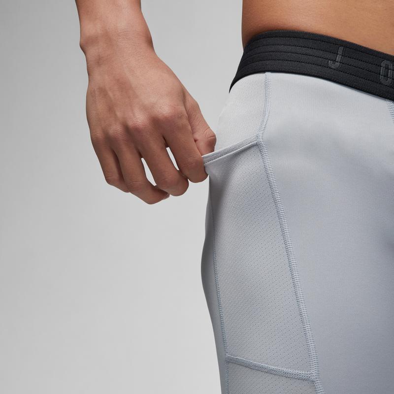 Jordan Sport Dri-Fit Logo Print Moisture-Wicking Quick-Drying Fitness Shorts Men Shorts Wolf-Grey DM1814-012