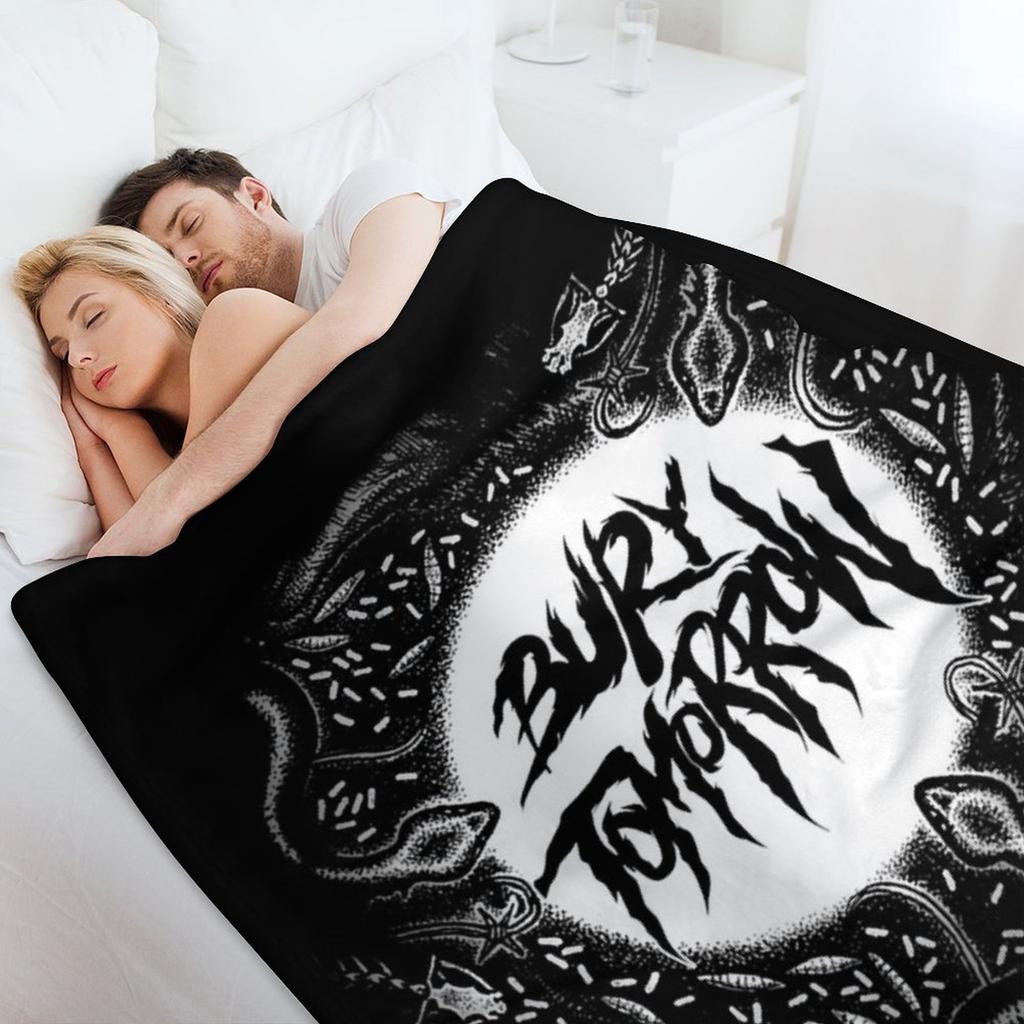 Women Men Bury Tomorrow Cool Gifts Throw Blanket funny gift for winter Decoratives for sofa Blankets