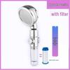 TLXT Stainless Steel Swivel Shower Head with Filter (2-Pack)
