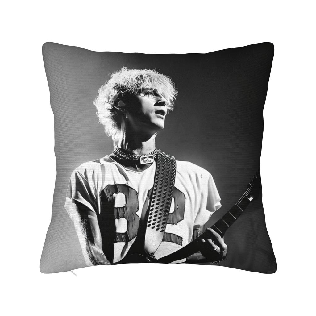 MGK povlak na polštář Polyesterový potah na polštář Dekorativní povlak na polštář s motivem Machine Gun Kelly Domácí Drop Shipping 4040cm