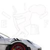 Funny Gas Tank Cover Sticker - Strong Adhesive Car Fuel Tank Sticker | Hilarious