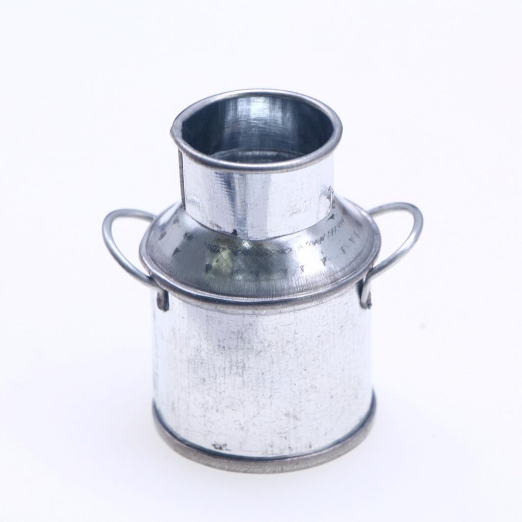 Lifelike Miniature Enthusiasts Hobbyists Dollhouse Miniature Milk Jug Water Bottle With Lid Model Pretend Play Furniture Toy