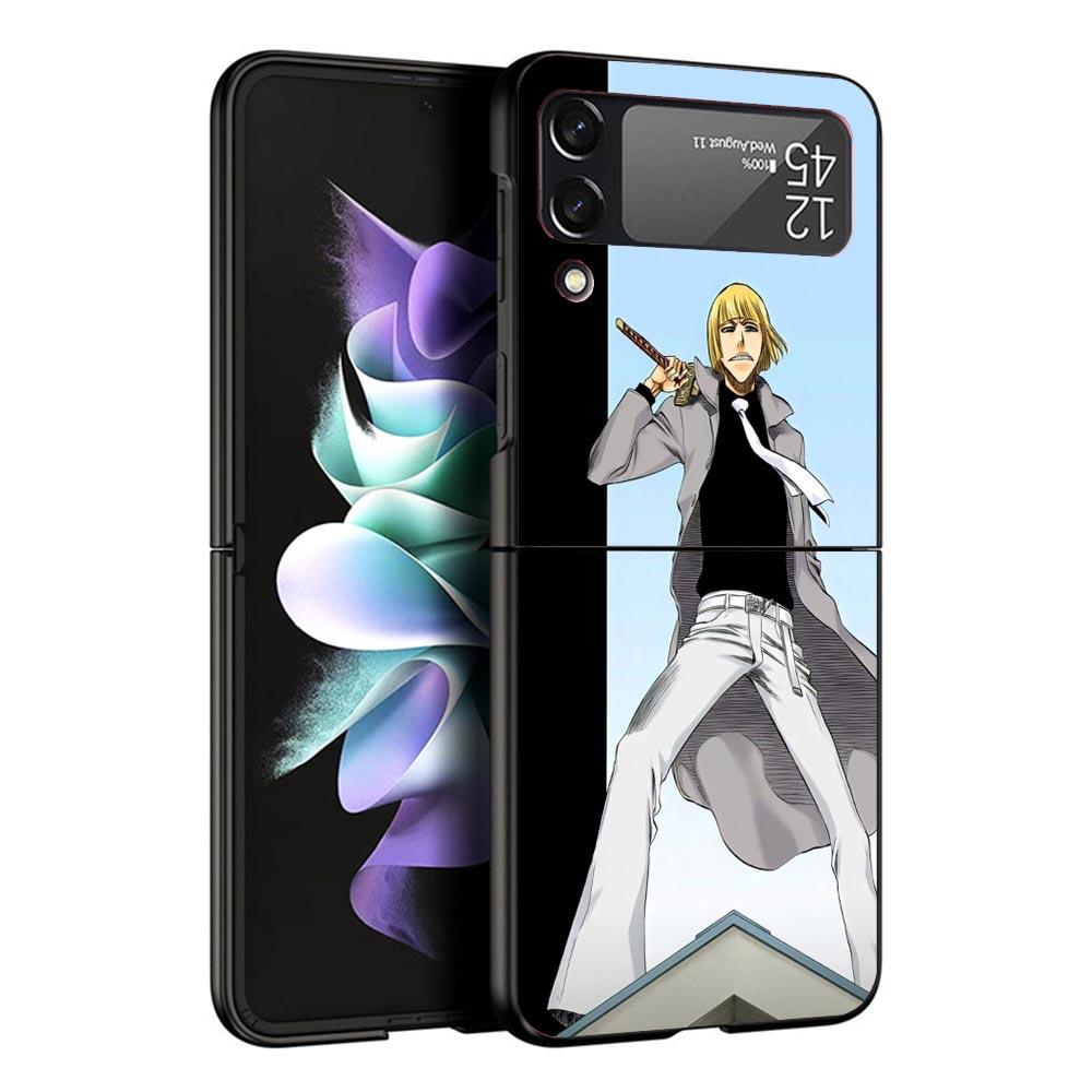 

Bleach Shinji Hirako Black Phone Case For Samsung ZFlip7 ZFlip6 ZFlip5 ZFlip4 ZFlip3 5G Hard Protective Galaxy Z Flip 3 4 5 6 7 Samsung Z Flip 4