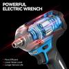 ONEVAN Brushless Electric Impact Wrench 1/2 Inch Cordless Hexs Socket Kit 3 In 1 Screwdriver Tool For Makita 18V Battery