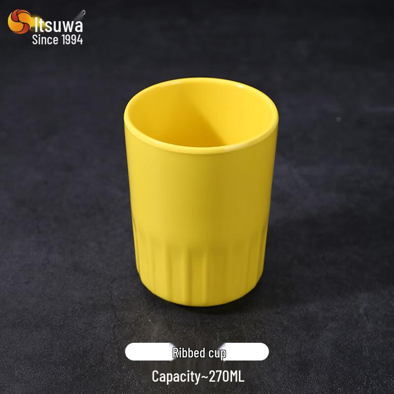 

WUHE A5 Melamine Striped Commercial Anti-Drop Cup