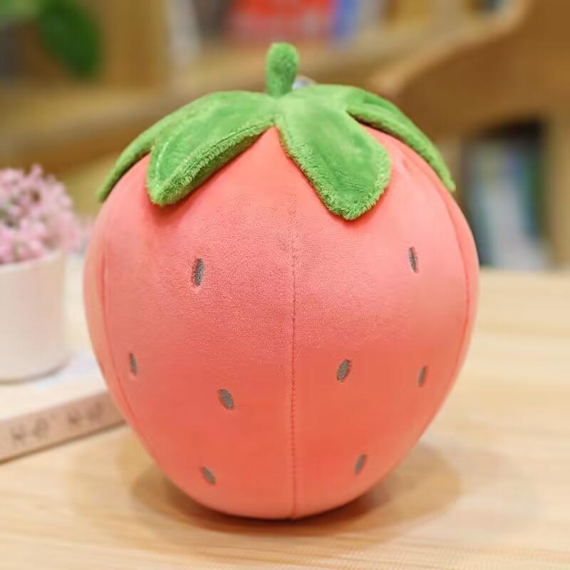 Fruit plush toy simulation pineapple fruit and vegetable strawberry orange doll wedding throwing doll catching machine rag doll