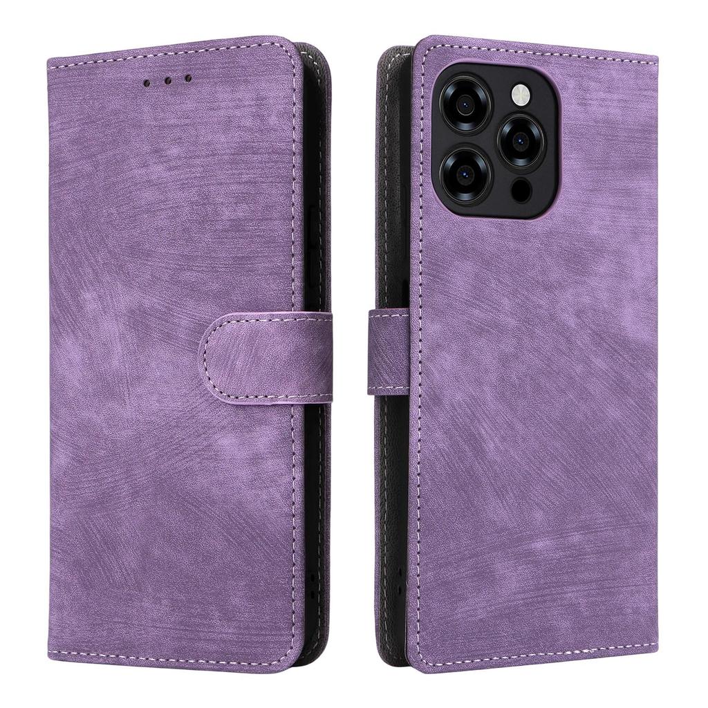 Leder-Flip-Cover für Doogee Note 58/Note 58 Pro, PU-Telefonhülle, Rundumschutz, stoßfest mit [RFID-Blockierung]