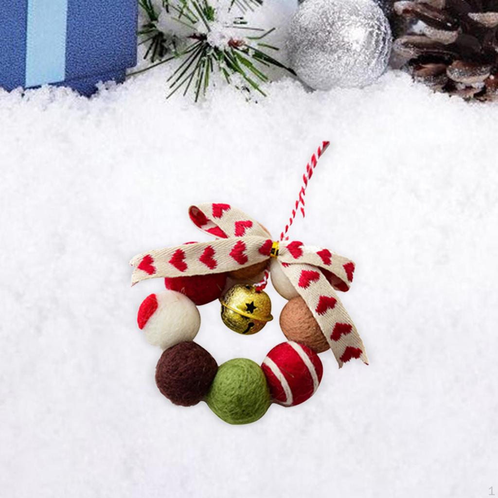 Christmas Tree Wreath Pendant Decor Collectible, Cute, Gift, Xmas Decoration Hanging