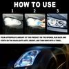 50ml Car Headlight Repair Kit, Efficiently Repairs Yello and Blurry Headlights, Anti-oxidation, Restores Clear Car Headlight