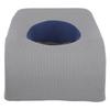 Face Down Pillow Soft Ergonomic Hollow Headrest Face Cushion for Salon Massage Beauty Bed Gray Blue