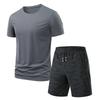Breathable Sports Set: Men’s T-Shirt and Shorts, Casual Two-Piece Suit, Lightweight, Breathable, Quick-Drying