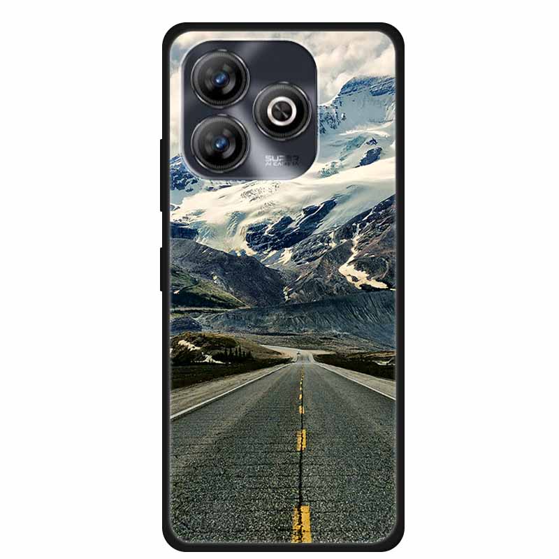 Pro ZTE BLADE A75 4G Pouzdro Zvířata Měkký Silikon TPU Pouzdra na Telefon Zadní Kryt Pro ZTE BLADEA75 Nárazuvzdorný Vlk Ochranný Cool Coque