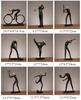 Y Sports-Themed Resin Figurines - Athletic Sculpture Decor for Living Room, Office Desk, Bookshelf, Cabinet - Modern Home Decor