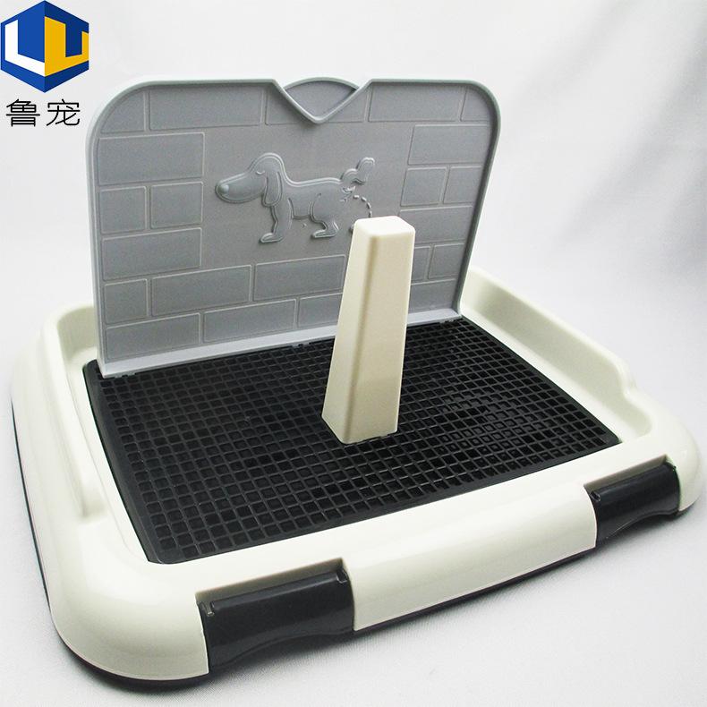 Dog Toilet with Wall Large Indoor Teddy Urinal Potty Fixed-point Urination Pet Toilet