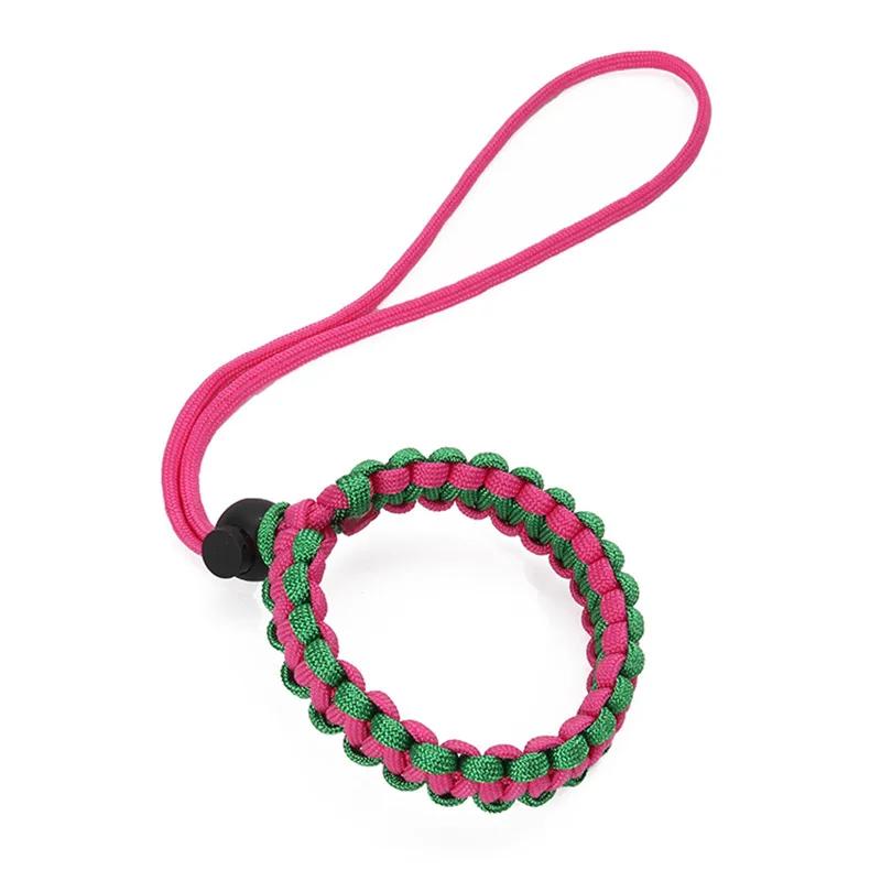 

Umbrella Rope Bracelet Camera Hanging Rope Bracelet, Suitable for All Camera Photographers Gift Selection Adjustable Wrist Strap рожевий