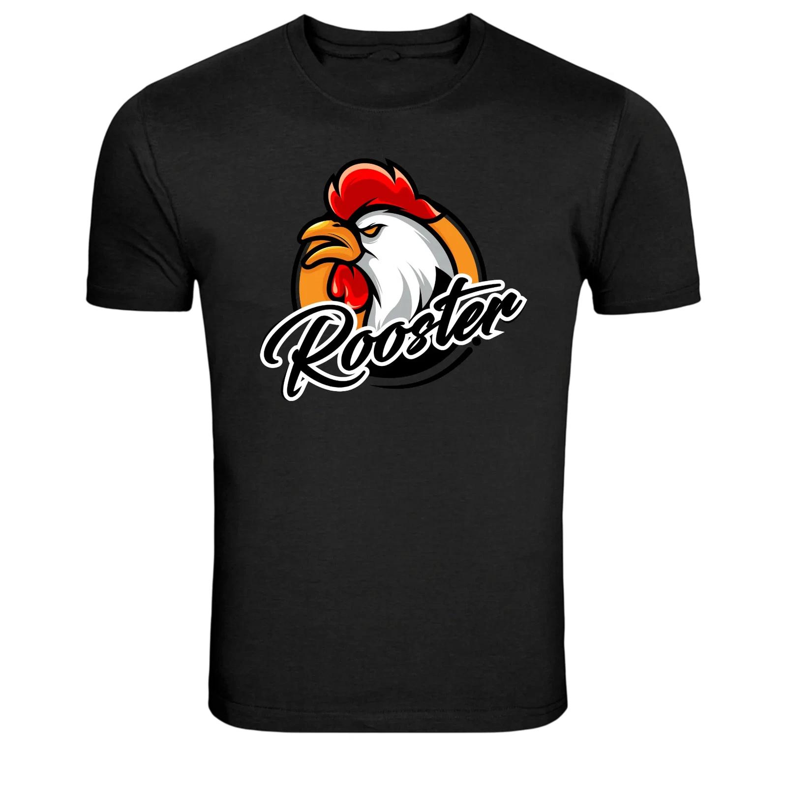 Rooster Head Vintage Farm Animal Graphic T-Shirt XXL
