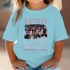 Youth Girl Cotton Streetwear Hot Katseye Print T Shirt Kids Summer Clothes Girls Short Sleeve T-Shirt Children's Fashion Tops