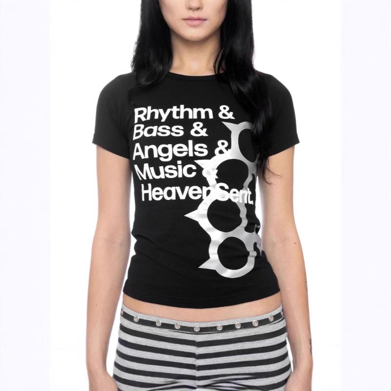 Evropské a americké letní hip-hopové pouliční vzory potisk zeštíhlující a personalizované tričko s krátkým rukávem v tmavém stylu