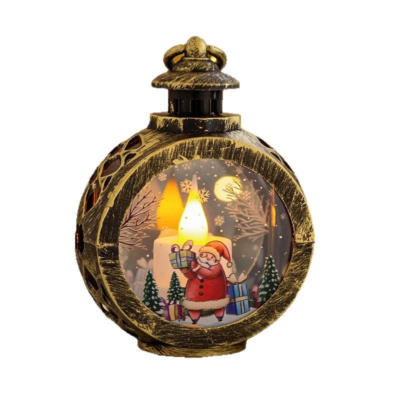 Christmas decorations, pendants, retro luminous night lights, party arrangements, props, tabletop ornaments, Christmas gifts