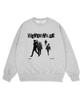 Wibelibellyu Busy Daily Oversized Premium Double-Sided Sweatshirt 4 Colors (Fleece Liner Option) (Type A)
