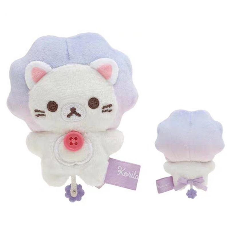 Rilakkuma Mjukisdjur Med Supermjuk Kort Lugg För Flickor Gåva Och Väskberlock