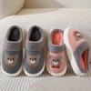 Unisex Cotton Slippers for Indoor Home Use, Soft Shoes for Everyday Wear