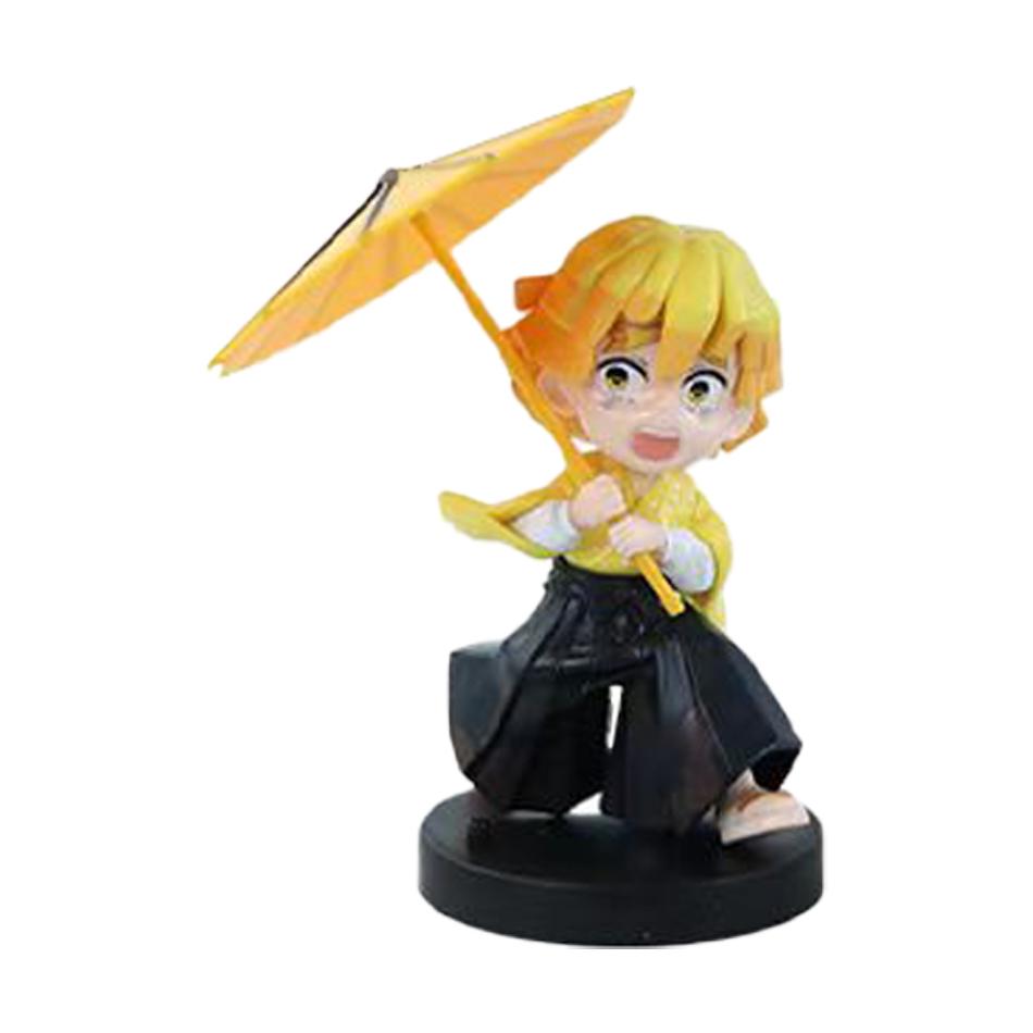 Animation 6Pcs/Kit Q Version Demon Slayer Boxed Action Figure Miniature Figurine Decoration Piece Attachment Animation Design Adorable Decoration