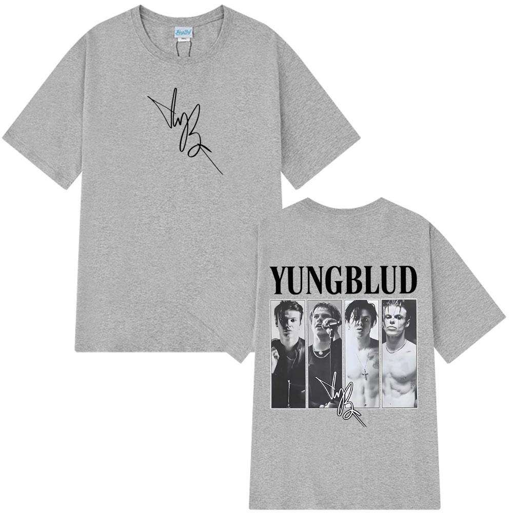 IDOLS Tour 2025 Yungblud Signature Grafik Vintage T-Shirt Herren Damen Punk Rock T-Shirts Locker Baumwolle Hip-Hop T-shirts Streetwear