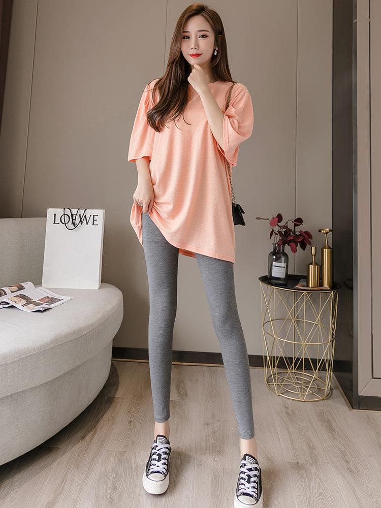 

Модальные леггинсы длиной 9/10 для женщин – Утягивающие, эластичные и универсальные хлопковые брюки для весны и осени. XXXL темно-серого