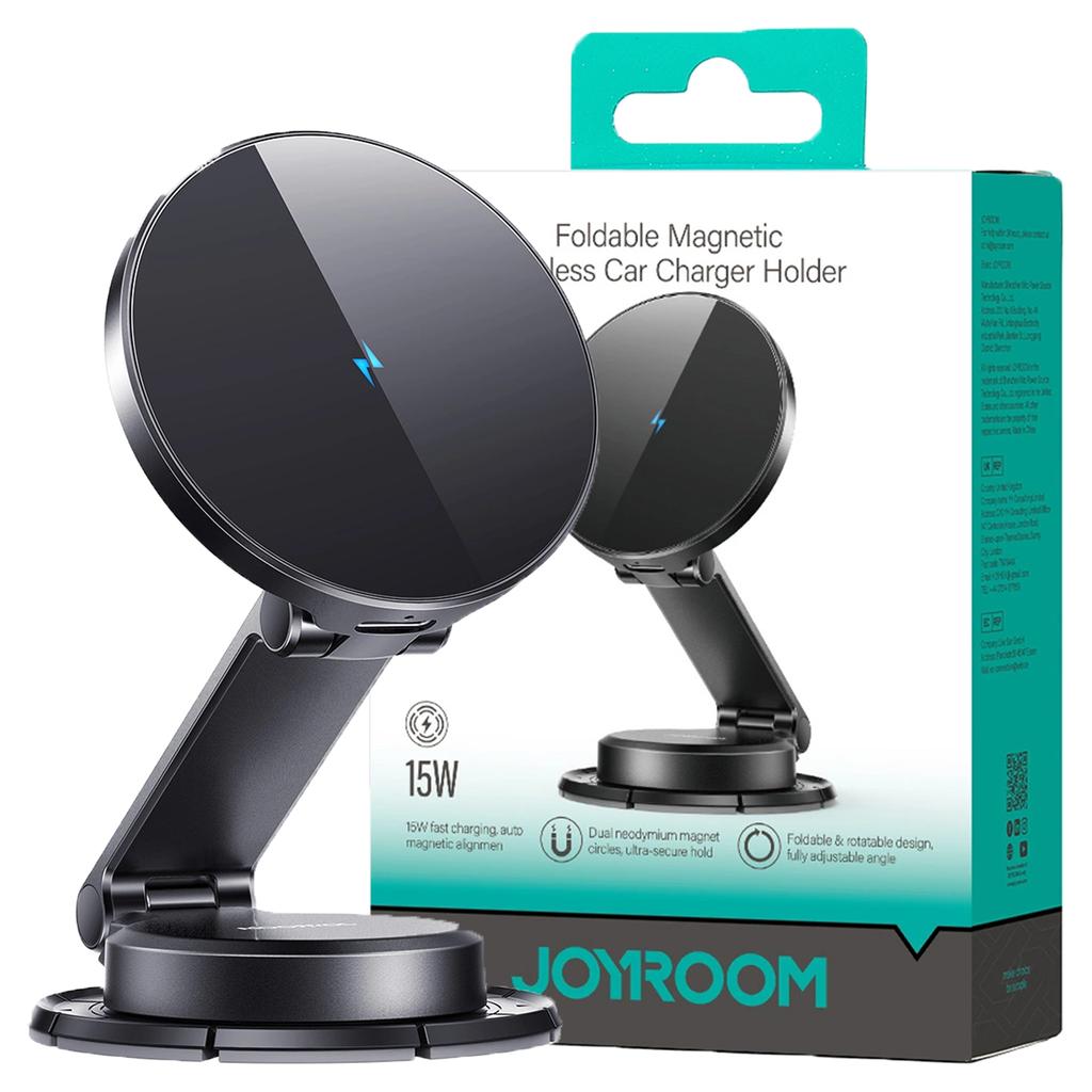 Magnetyczna Ładowarka Samochodowa Joyroom Jr-Zs408 (Czarny)