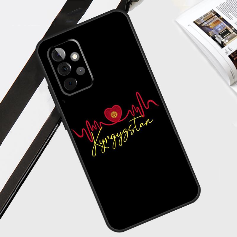Kyrgyzstan Flag Case For Samsung Galaxy A06 A56 A36 A26 A16 A54 A34 A14 A12 A22 A32 A52 A13 A53 A15 A35 A55