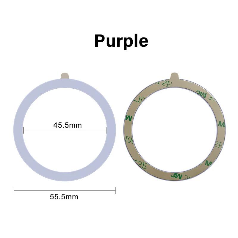 Universal Magnetic Mobile Phone Ring for Magsafe Accessories Metal Sticker Wireless Charger Iron Plate Sheet for iPhone 12 13 14