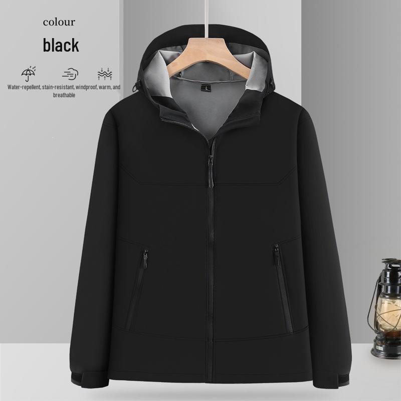 Trendy Unisex Hooded Windbreaker Jacket for Spring & Autumn