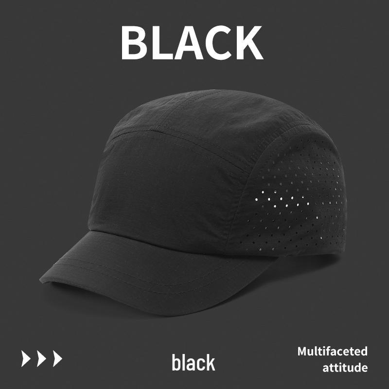 Unisex Quick-Dry Japanese Style Soft Top Baseball Cap with Short Brim – Summer Flat Cap