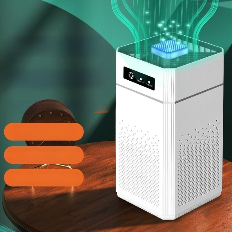 For Bedroom For Office White Desktop Air Purifier Customizable Air Purification Device Air Purifier ABS Material