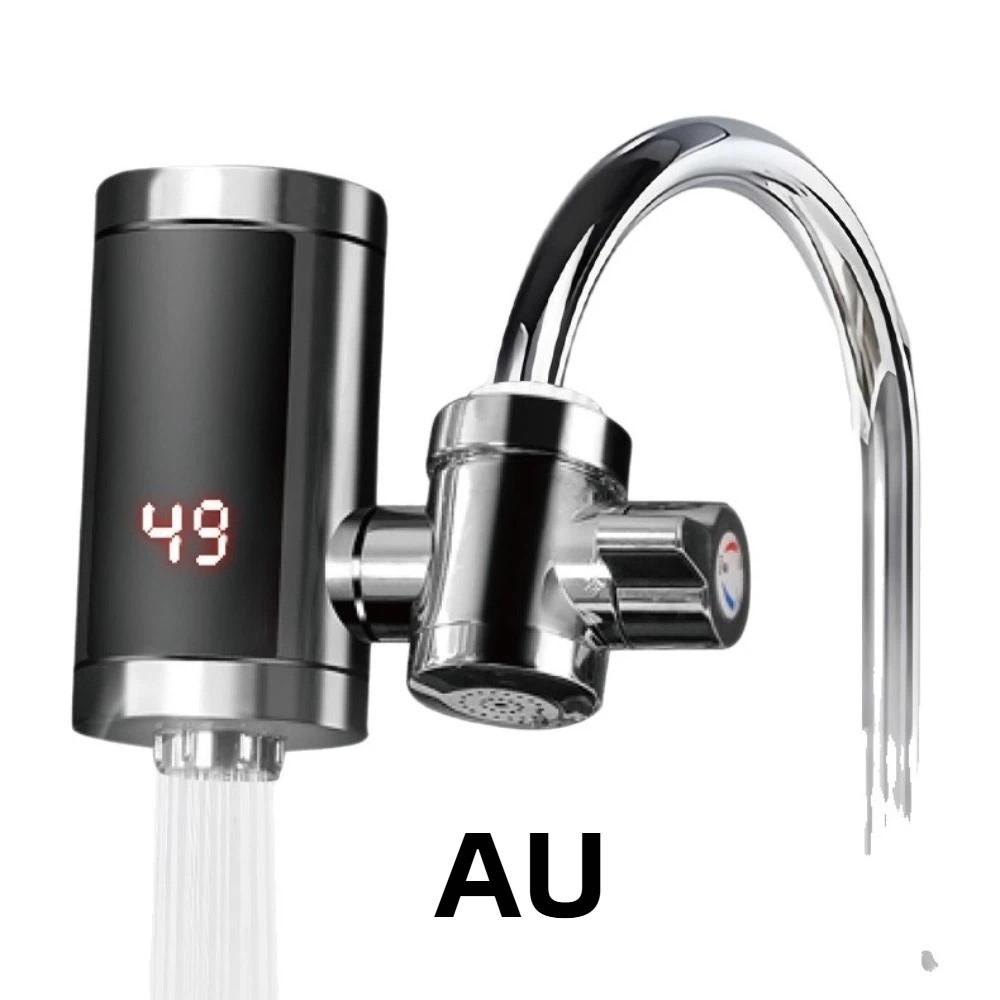 Temperature Display Instant Water Heater 3000W Fast Heating Heating Faucet Tankless Heaters Cafe AU